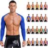 Top Scurt cu Față Deschisă pentru Bărbați Cardigan Casual Culoare Solidă cu Mânecă Lungă Bolero de Sală Sport pentru a Arăta Corpul Antrenament
