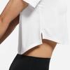 Nike Solid Color Letter Quick-Dry Breathable Short Sleeve T-Shirt Women Tops White DD5020-100
