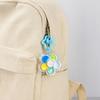 Decorative Flower Paint Box Keychain Multicolour Portable Keychain Creative Color Box  Bag Pendants
