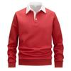 Polo Collar Hoodie Trendy Men's Hoodie Casual Versatile Pullovers & Long Sleeves Men’s Sweatshirts