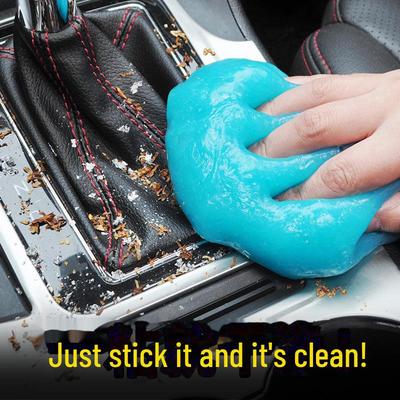 Fango multifunzionale per la pulizia della polvere per le prese d'aria delle auto, gli spazi tra le tastiere e la casa. Ideale per polvere appiccicosa e aree difficili da raggiungere.