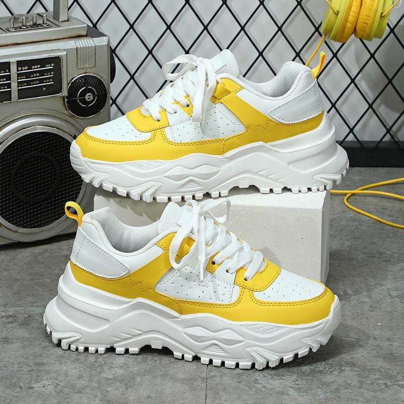 Women Chunky Casual Sneakers Breathable Wedge Platform Trainers Fashion Walking Shoes Size 35-45 Everyday Comfort