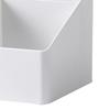 Home Organize PP Desktop Storage Box Multifunctional White Makeup Organizer Multicompartment Large Desk Office Organizer Desktop