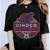 Pixar Cars Dinoco Motor Oil Faded Sign TShirt Magic Kingdom