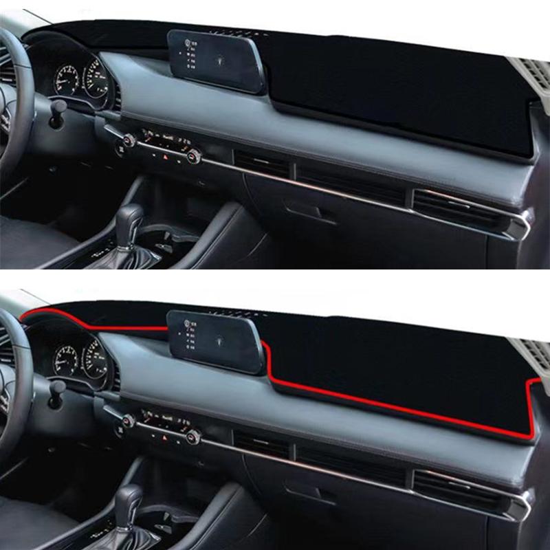 Für Mazda 3 Axela BP      2024 2025 Auto Armaturenbrettabdeckung Dash Mat Sonnenschutz Kissen Teppich Anti-UV Zubehör