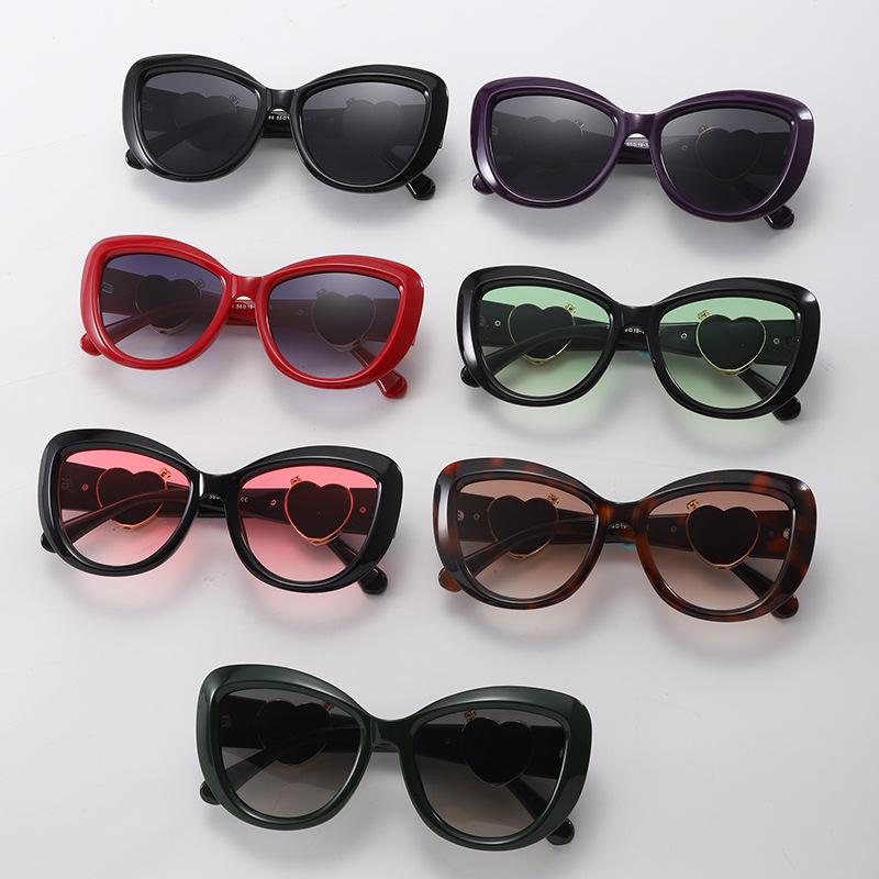 Year Sunglasses Catwalk Love Mirror Oval Sunglasses Uv Protection Premium Sunglasses