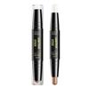 2 In 1 Cosmetic Concealer Face Contour Stick Highlighter Dual-Head Highlighter Trimming Up Matt V3G3