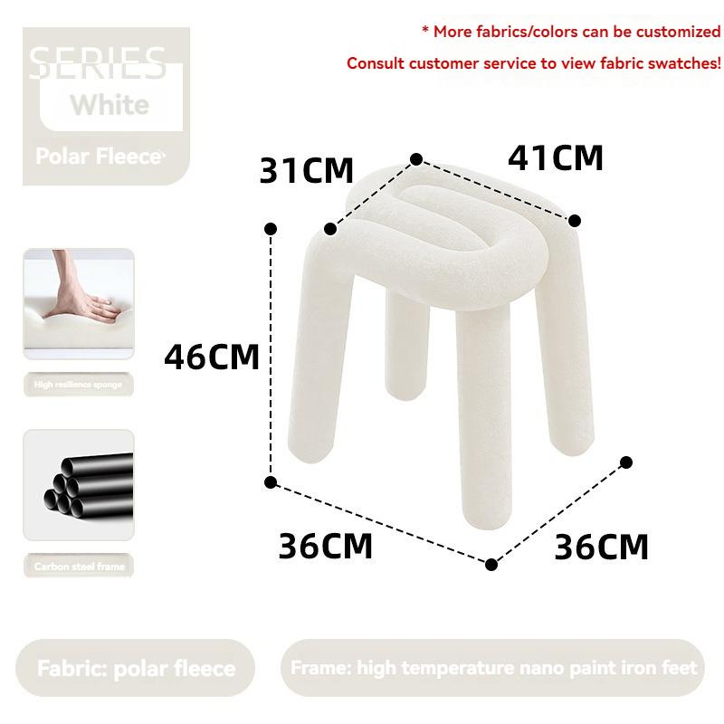 Креативный дизайн табурет для переодевания обуви мягкий и уютный бархатный высокоэластичный губчатый наполнитель подставки для ног во французской гостиной 41959₽