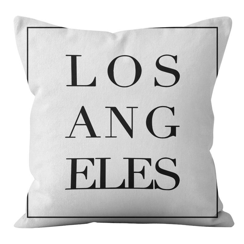 Stil Minimalist Nordic Alb-Negru Abstract Geometric Față de Pernă Acasă Living Canapă Pernă Față de Pernă