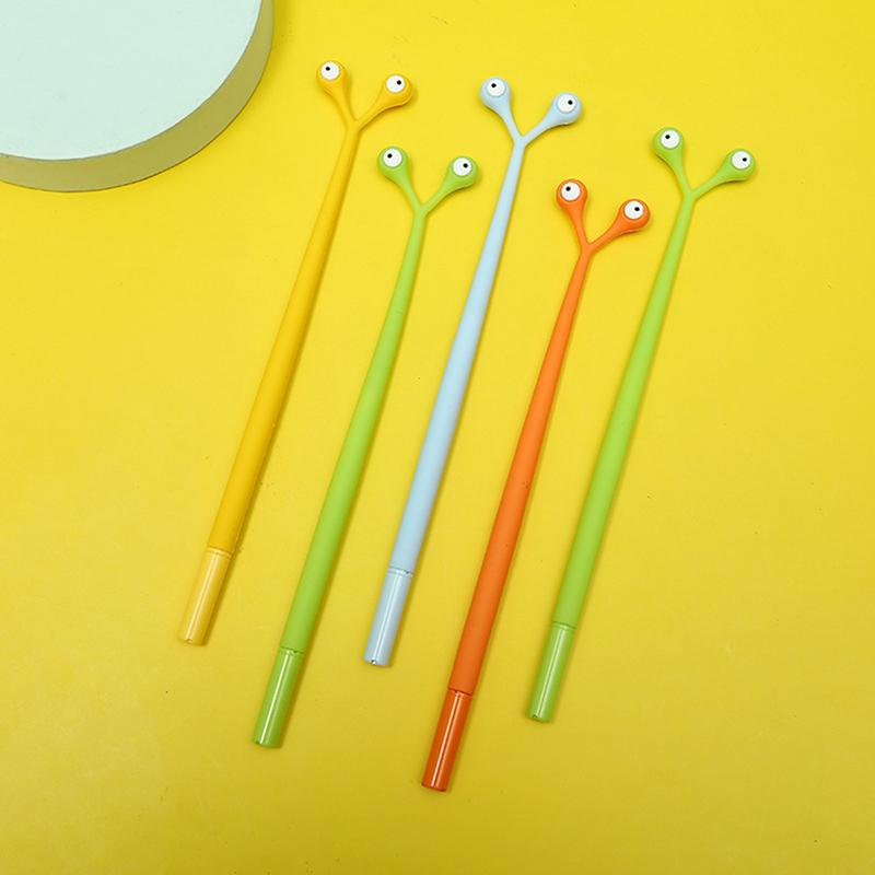 

1Pcs 0.5Mm Cartoon Cute Alien Eyes Gel Pen Student Signature Creati