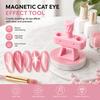 Beginner's Glass Bead Cat Eye Nail Art Magnetic Tool - Includes 2 X 8*30mm Cylindrical Powerful Magnets