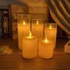Electronic LED Flameless Candle Lampshade Light with Realistic Flame Holiday