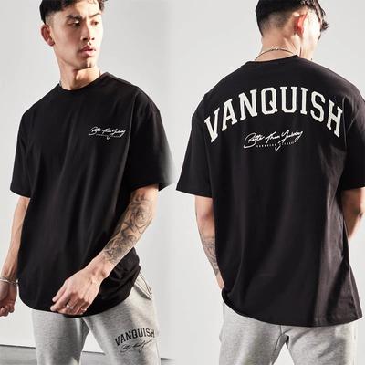 Modă Bărbați Primăvară Vară Tricou Bumbac Vanquish Topuri Tricou Bărbați Casual Y2K Gât Rotund 100% Bumbac Calitate Înaltă