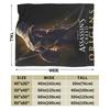 Anime A-Assassins Game C-Creeds Blankets Warm Soft Plush Bedding Throws For Couch Chair Travel Flannel Bedspread Bed Cover