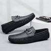 Fashion Men's Genuine Leather Loafers Slip-On Casual Shoes Comfortable Soft Sole Classic Driving Moccasins for Men Business Dress Shoes