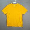 J. Crew Mens Size Medium Garment-Dyed Yellow Pocket T Shirt Slub Cotton