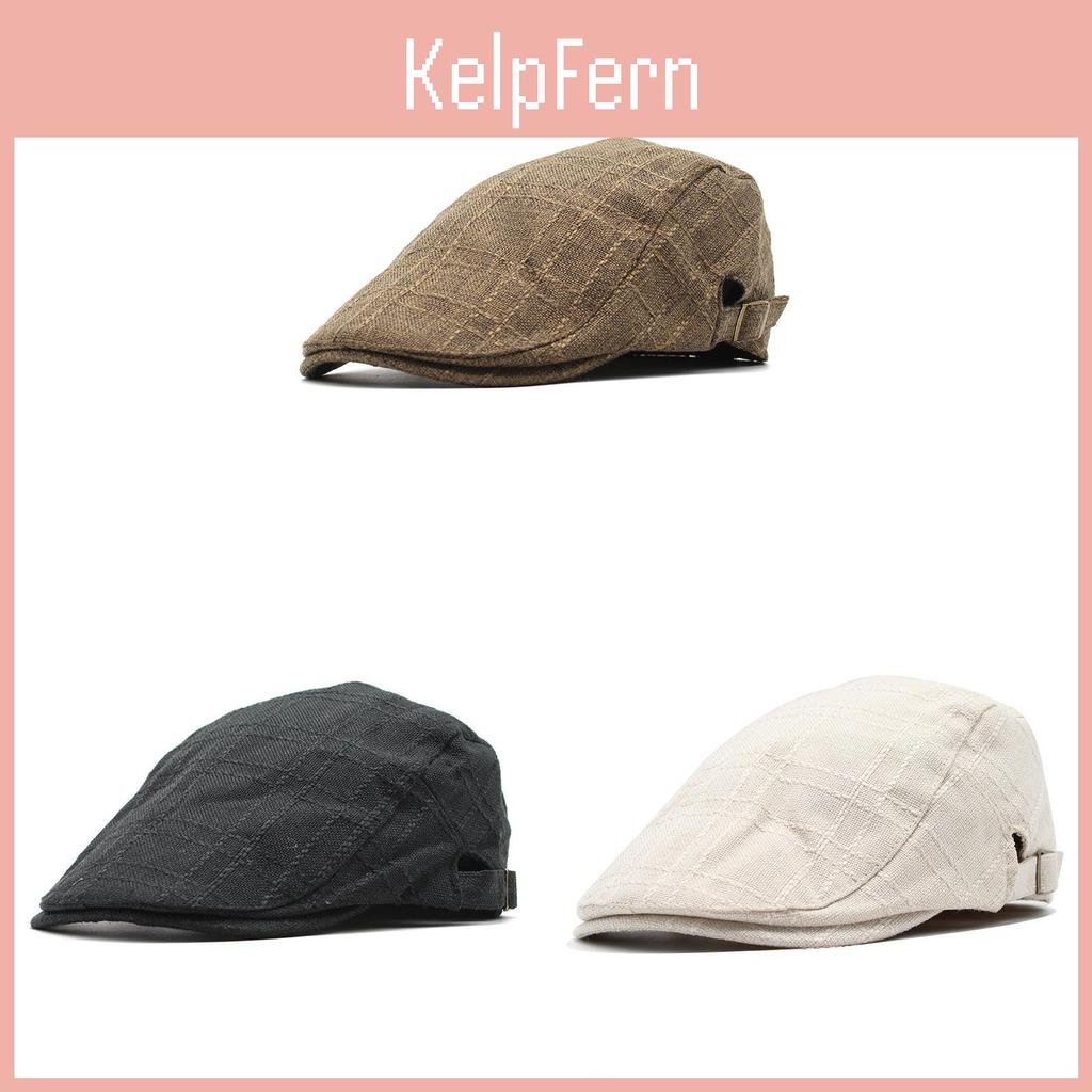 Baumwoll-Leinen Herren Damen Vintage Sonnenschutzmütze Mit Verstellbarem Gebogenem Schirm Für Sommer