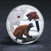 Zambia Wildlife Diamond-Studded Medal: Gorilla, Tiger, Blue Whale, Panda Souvenir Collection