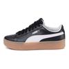Vikky Platform Women Low-top Lightweight Anti-friction Platform Skate Shoes Black 366805-02