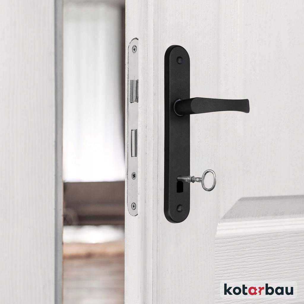 Door Handle, Length: 90 Cm, Aluminum, BLACK KEY