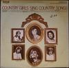 LP Record VARIOUS  Country Girls Sing Country Songs CAS959 RCA CAMDEN US CountryFolk Used