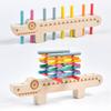 Fischgräten Holz Paarung Kinder Puzzle Farberkennung Frühe Bildung Feinmotorik Trainingsspielzeug Montessori Lehrmittel