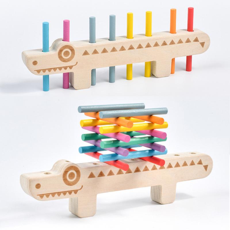 Fischgräten Holz Paarung Kinder Puzzle Farberkennung Frühe Bildung Feinmotorik Trainingsspielzeug Montessori Lehrmittel