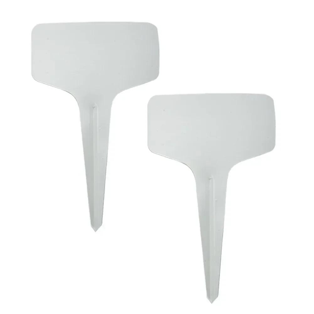 Replacement Garden Labels Label Tag Markers Flower Matte Finish Nursery Parts Pratical Reuseable 100PCS 6x10cm