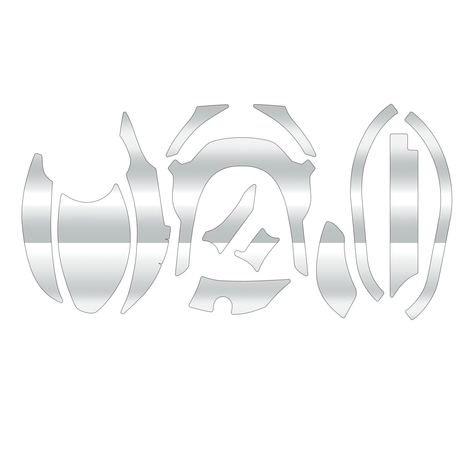 

CUSTOM YOROI Custom Decal for 16 Zillion SVTW Baitcasting Reel SEAT.JP (Clear, Right-Handed)