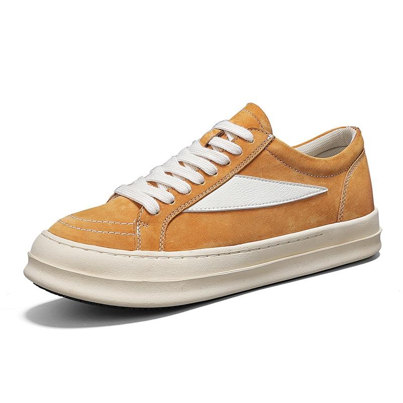 

Fashion Trendy Brand Men s Sports and Leisure Shoes Versatile Thick Soled Oxford Shoes Commuting Outdoor Men s Workwear Shoes Lace Up 45 коричневый