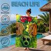 Zombie Party  Beach Towel, Microfiber Beach Towel, Perfect For Pool, Beach, Travel, Home Decor Beach Party Fan Gifts