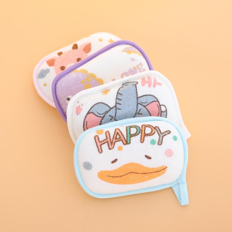 Infant Bath Sponge & Exfoliating Towel - Newborn & Children's Bath Scrubber