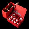 Mutton Fat Jade Dehua White Porcelain Gongfu Tea Set