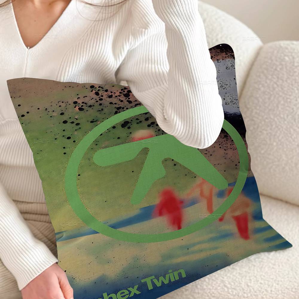 DJ A-Aphex T-Twin Pillow Cushion Cover Pillowcase Living Room Sofa Home Decor Customized