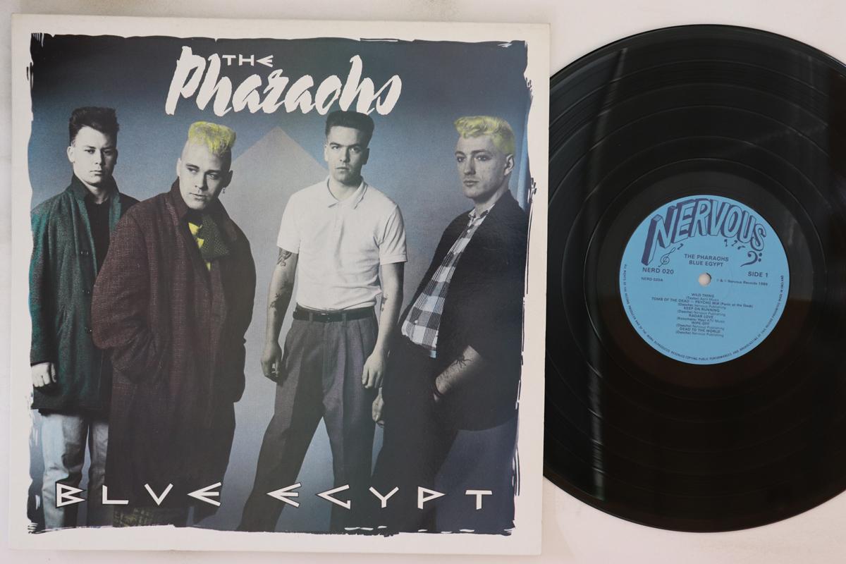 

LP Record PHARAOHS - Blue Egypt NERD020 NERVOUS 1986 UK Rock Used