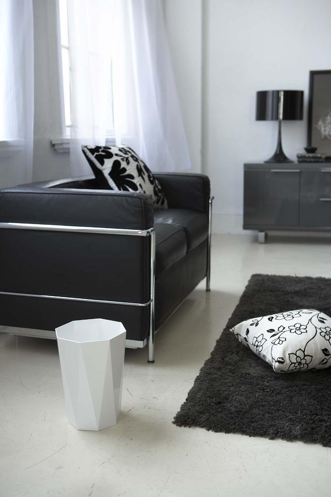 Yamazaki Jitsugyo Odpadkový koš Diamond White 6411 (Yamazaki)