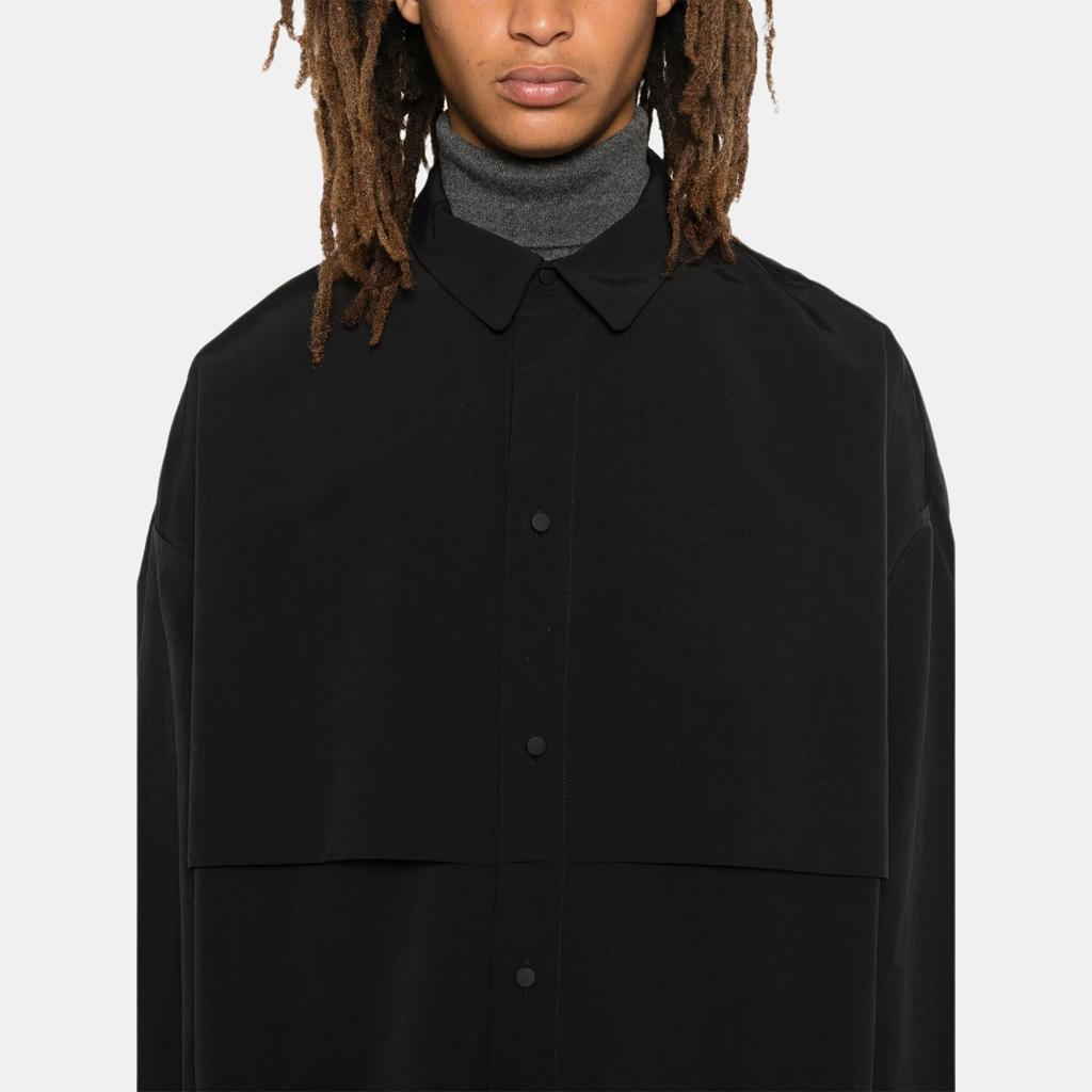Fear of God Essentials Military Nylon Overshirt Black Men Outerwear 186BT244320F