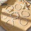 Starfish Beaded Bracelet 1 Set Bohemian Bracelets for Women Coastal