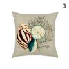 Decoration Waist Throw Conch Cotton Linen Pillow Case Cushion