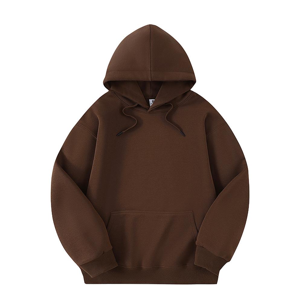 Felpa con Cappuccio Casual Unisex Felpe Classiche Monocolore Moda Comoda Opzione per Stratificare Ideale per Sport Outdoor&Quotidiano