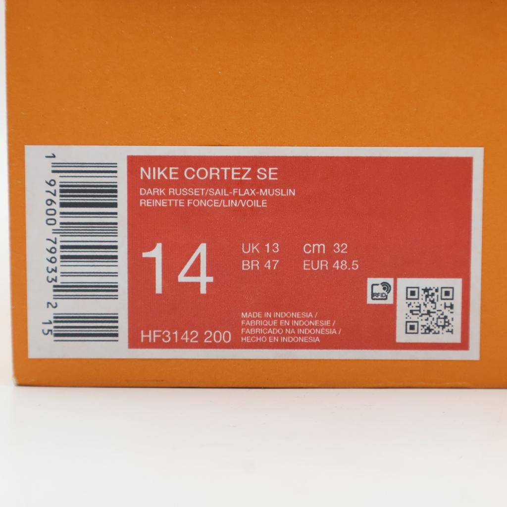 HF3142-200 Nike Cortez SE Suede Dark Russet Flax Muslin Sail (Men's)