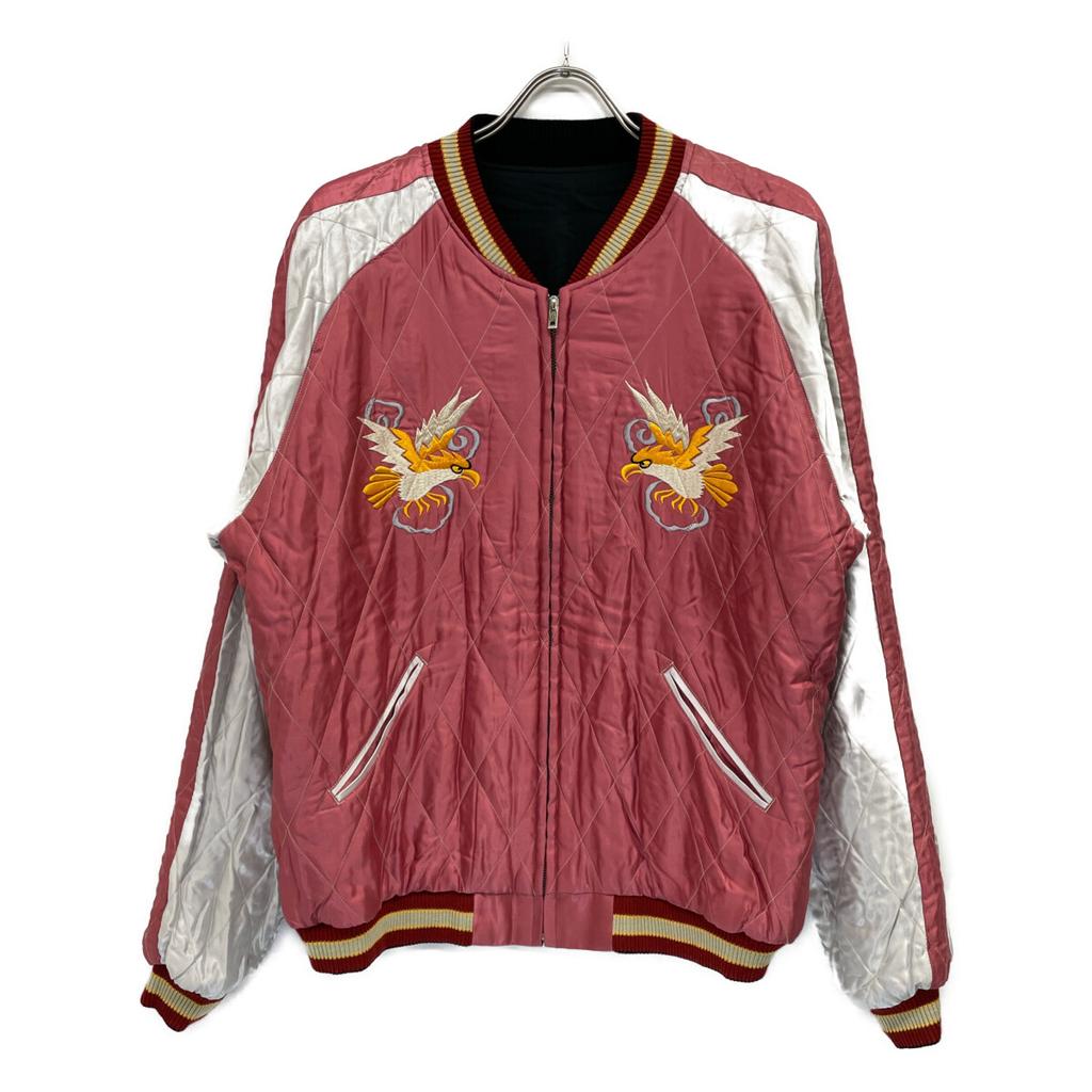 TOYO ENTERPRISE TT15391 BLACK EAGLExLANDSCAPE Souvenir Jacket Jacket XXL Black x pinkUsed