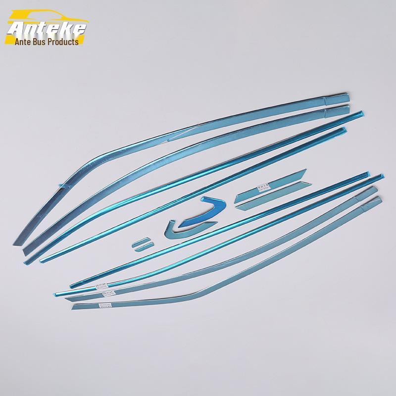 Compatible with 14 Levin Car Models: Stainless Steel Anti-Scratch Window Trim and Decorative Bright Strip.