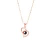 100 Languages 'I Love You' Heart Projection Necklace - Valentine's Day Gift