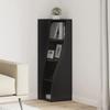 Corner Cabinet Black 32 x 32 x 102 cm Engineered Wood