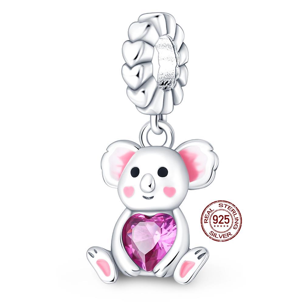 Cute Animals Beads Charms Fit Original 3Mm Bracelet Dog Cat Owl Rabbit Diy Jewelry Making Animals Protection