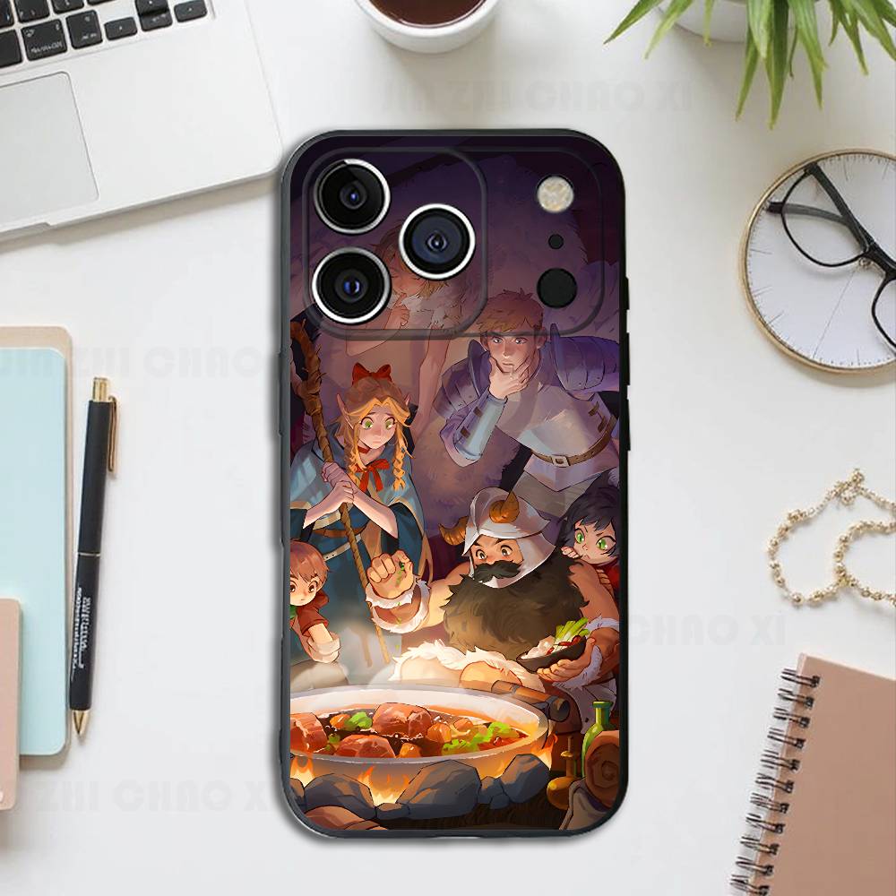 

Cute Anime D-Delicious in D-Dungeon Silicone Phone Case For IPhone 17 16 15 14 13 12 11 X XS Plus Pro Max Shockproof Soft Cover iPhone15pro