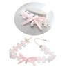 Elegant Lace Collar Necklace Maid Neck Collar Bowknot Lace Choker Necklace Chain Choker Suitable for Cosplay and Parties