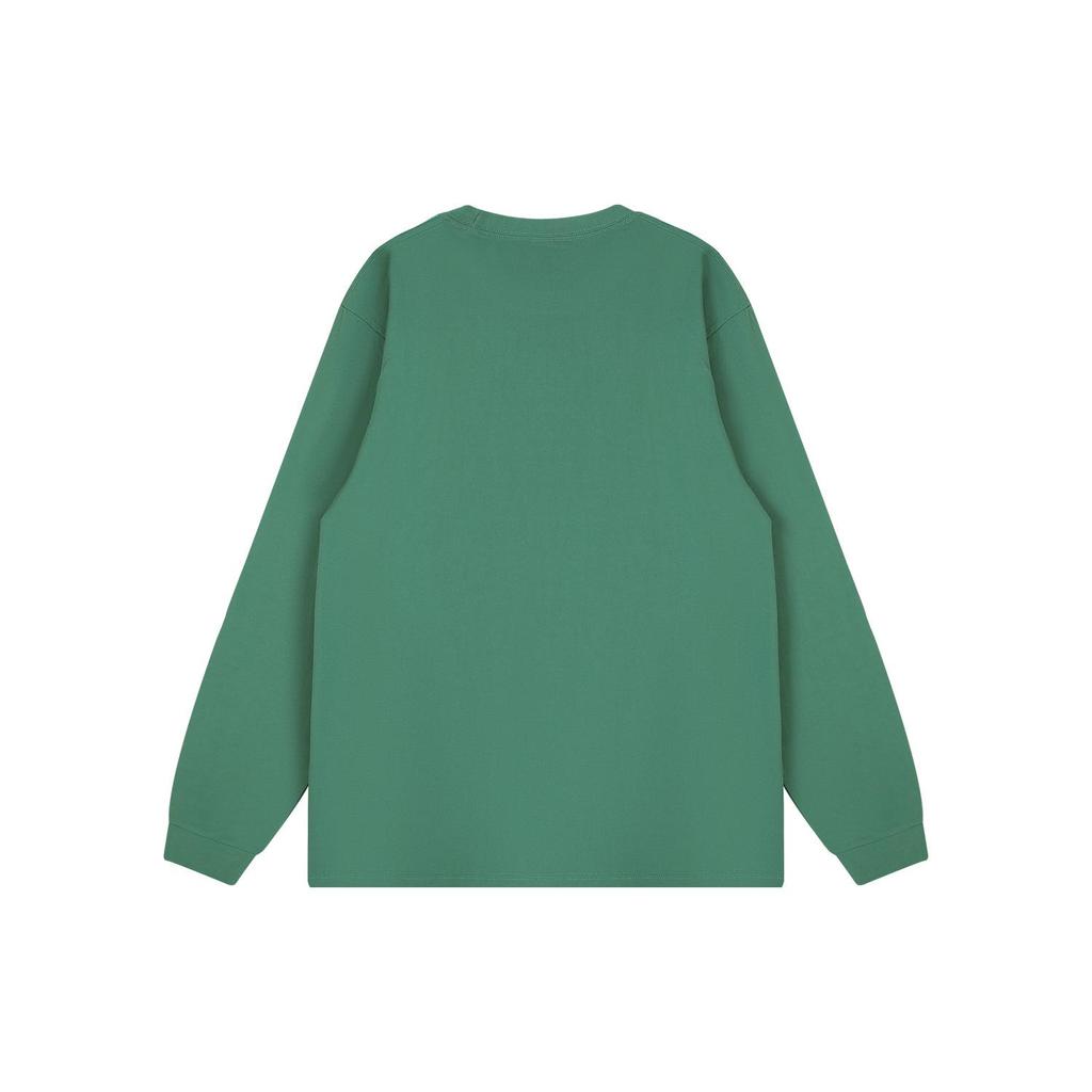 INS Retro Hand-Painted Puppy Print Unisex Loose Long Sleeve T-Shirt