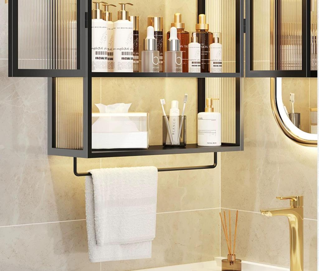 Waterproof Wall-Mounted Toilet Vanity Storage Cabinet